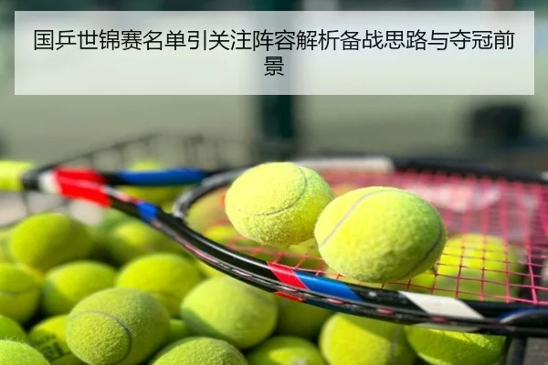 国乒世锦赛名单引关注阵容解析备战思路与夺冠前景