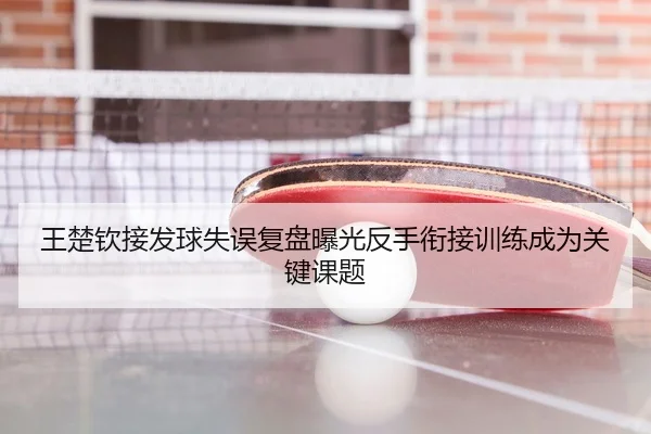 王楚钦接发球失误复盘曝光反手衔接训练成为关键课题